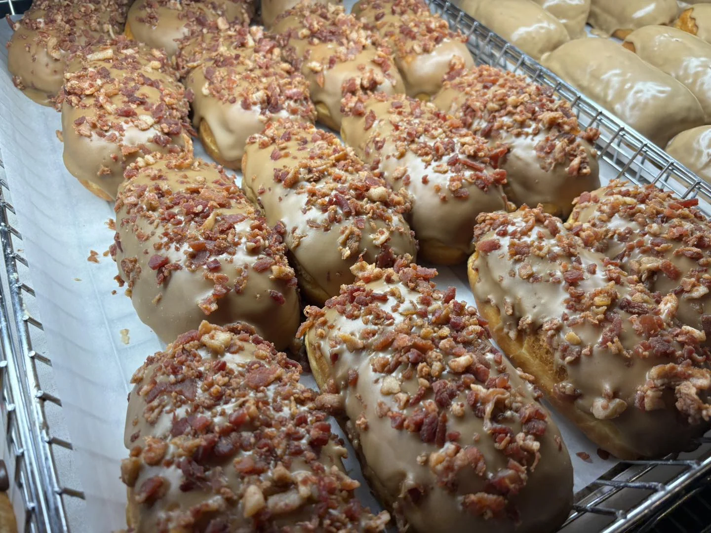 Maple bacon donuts