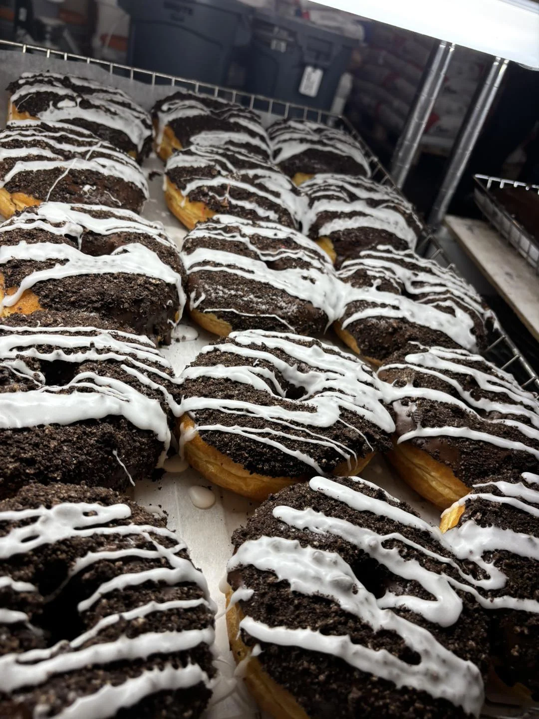 Cookies and cream donuts